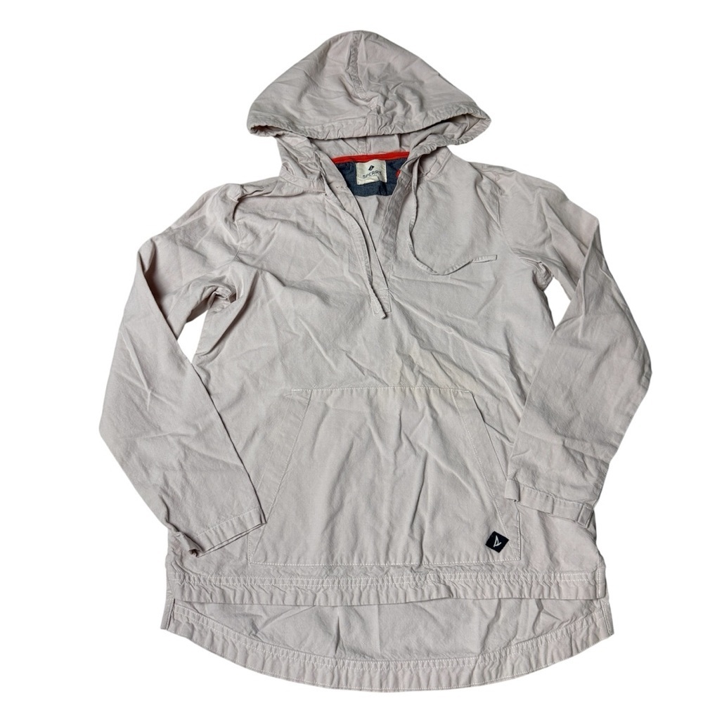 Sperry Topsiders sailing shirt preppy light weight hoodie top